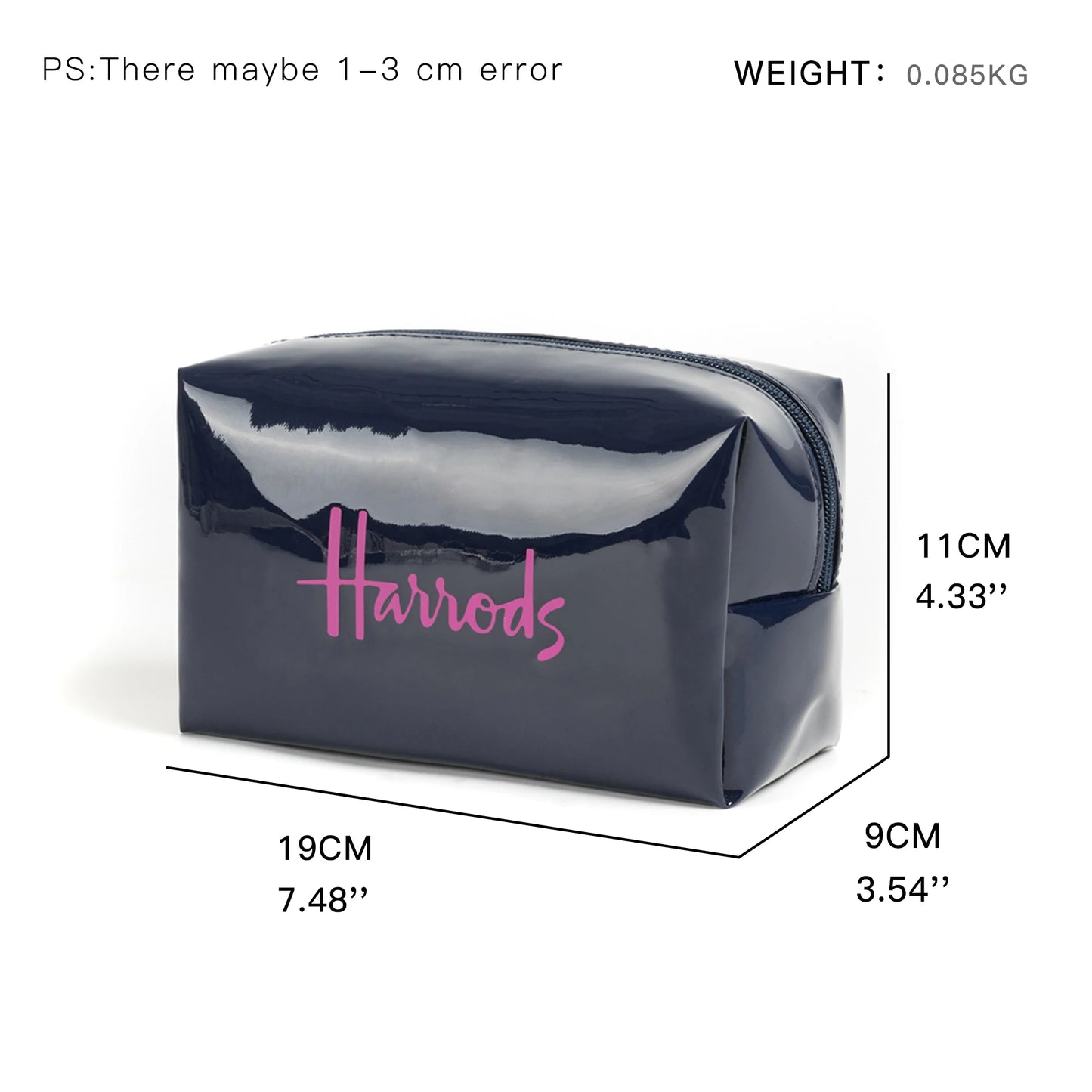 Fashion PVC Organizers Makeup Bag Waterproof Nylon