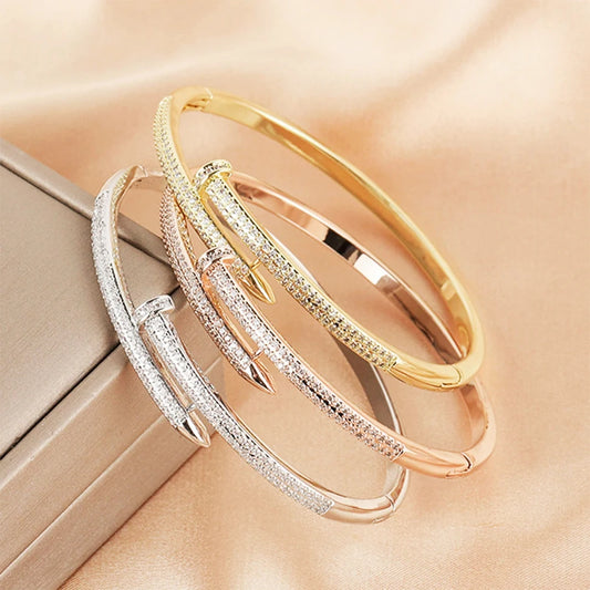 Trendy Bracelet Zircon Screw Bracelet For Women