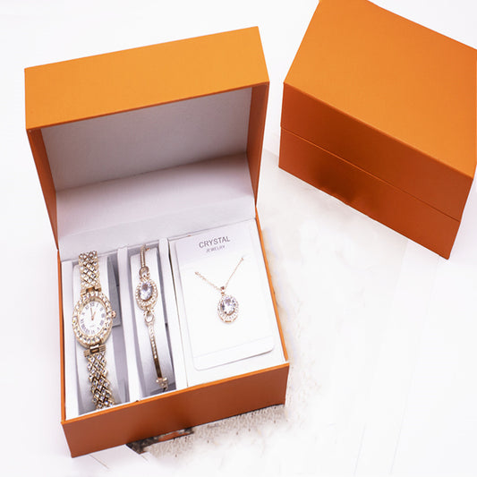 Watch Set With Bracelet And Necklace